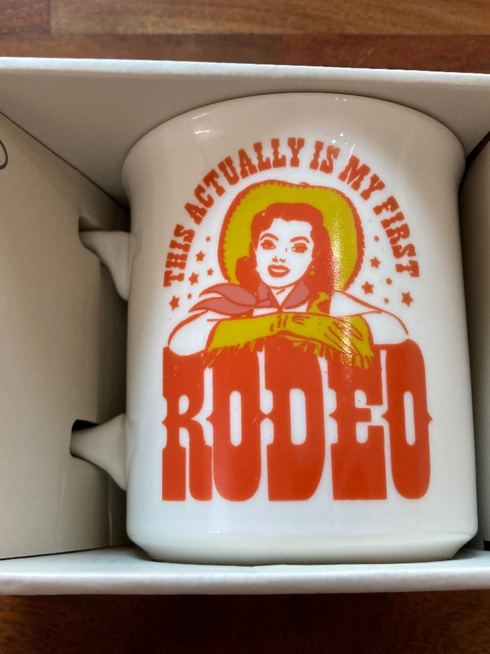 NEW - 16oz This Actually is My First Rodeo Mug